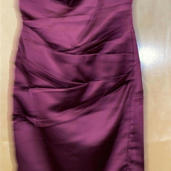 David's  Bridal One Shoulder Short Dress - Picture 7 of 11